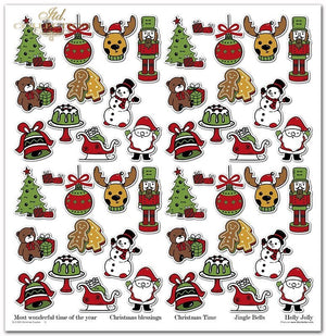 Scrapbooking-Papier-Set Weihnachtsüberraschung 31x32cm 200 g/m2 11 Blatt