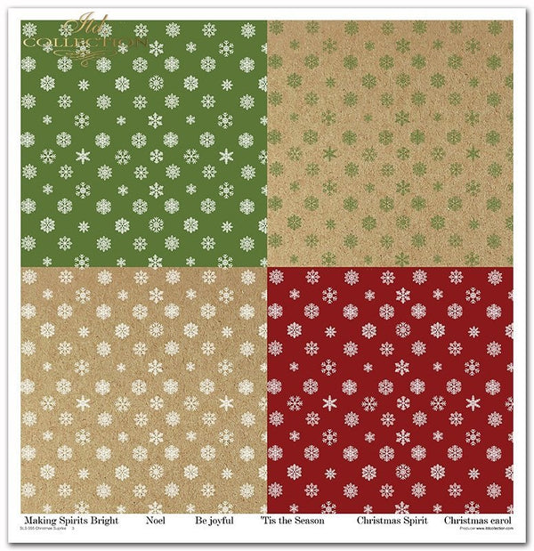 Scrapbooking-Papier Set Christmas Surprise 31x32cm 200 g/m2 11 Blatt