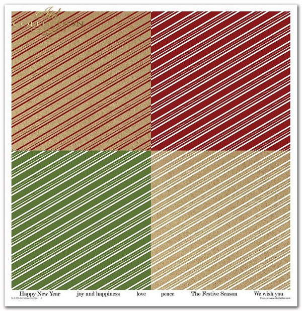 Scrapbooking-Papier Set Christmas Surprise 31x32cm 200 g/m2 11 Blatt