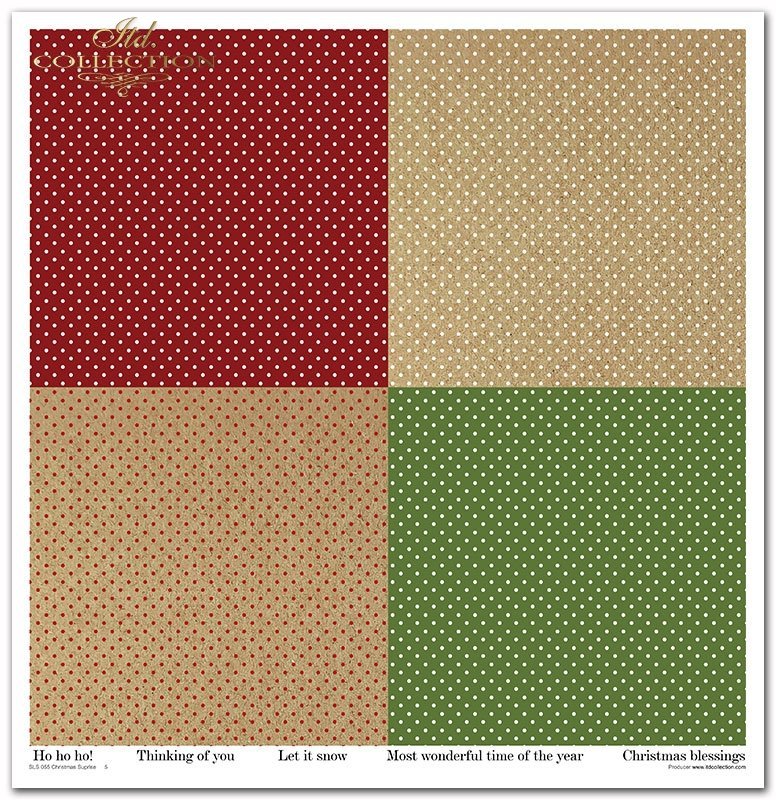Scrapbooking-Papier-Set Weihnachtsüberraschung 31x32cm 200 g/m2 11 Blatt