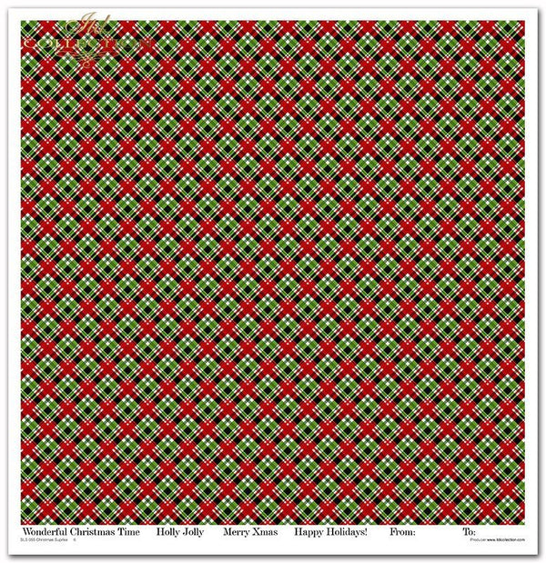 Scrapbooking-Papier Set Christmas Surprise 31x32cm 200 g/m2 11 Blatt