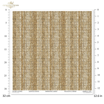 Scrapbooking-Papier Set Wicker & Rattan 200 g/m2 310x320mm 11 Bögen