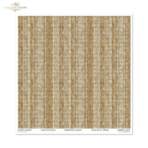 Scrapbooking-Papier Set Wicker & Rattan 200 g/m2 310x320mm 11 Bögen