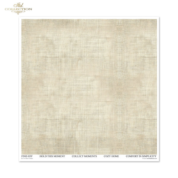 Scrapbooking-Papier Set Wicker & Rattan 200 g/m2 310x320mm 11 Bögen