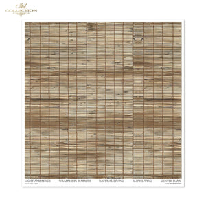 Scrapbooking-Papier Set Wicker & Rattan 200 g/m2 310x320mm 11 Bögen