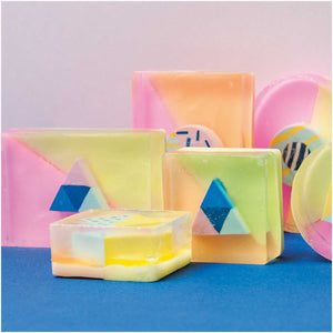 Silikongießform Quadrate für Seifenherstellung Block  14,5x21x3,5cm