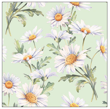 Servietten Beautiful Daisies grün FSC Mix 20 Stück pro Päckchen 33x33cm