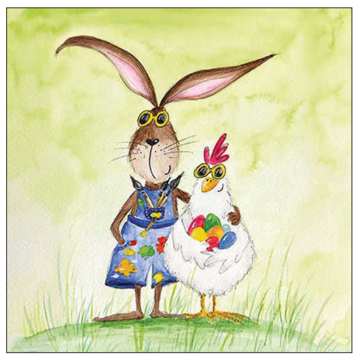 Servietten Sunny Easter FSC Mix 20 Stück pro Päckchen 33x33cm