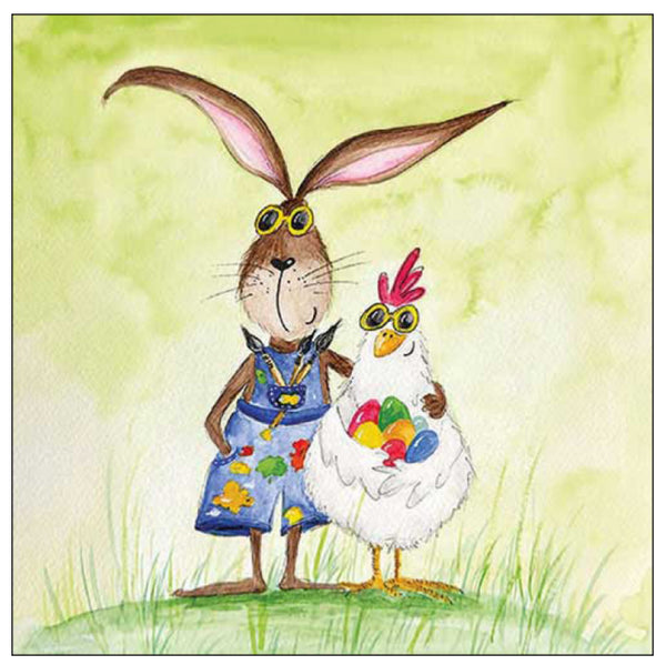 Servietten Sunny Easter FSC Mix 20 Stück pro Päckchen 33x33cm
