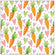 Servietten  Carrots and Hearts white FSC Mix 20 Stück pro Päckchen 33x33cm