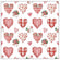 Servietten Lovely Hearts FSC Mix 20 Stück pro Päckchen 33x33cm