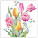 Ambiente Lunch Servietten Tulips Bouquet FSC Mix 33x33cm 20 Stück / Packung