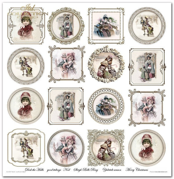 Scrapbooking Papierset Velvet - a soft warm touch 11 Bögen