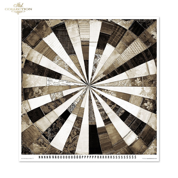 Scrapbooking Papierset Black & White 11 Bögen FSC Recycled 200g/m²
