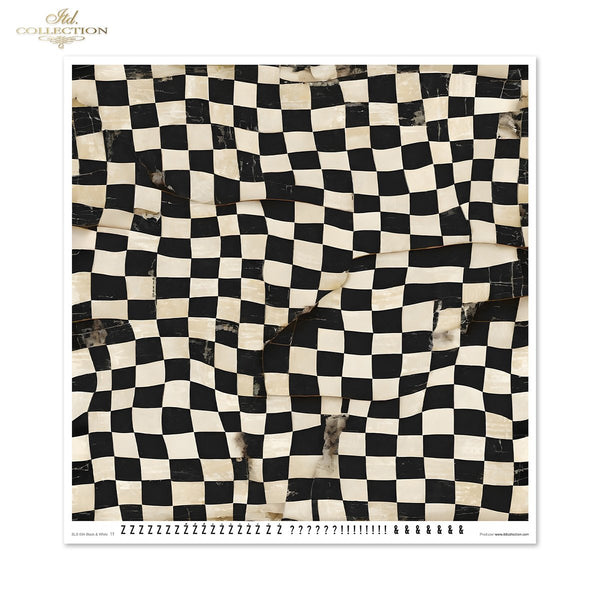Scrapbooking Papierset Black & White 11 Bögen FSC Recycled 200g/m²