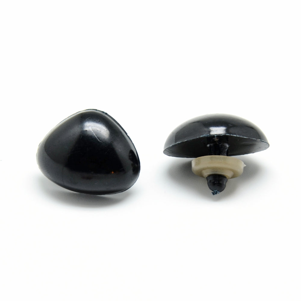 Sicherheitsnase 9x6mm, schwarz, 5 Stück/Pkg