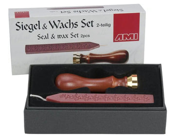 Siegel- und Wachsset 2-teilig, Sonnensiegel
