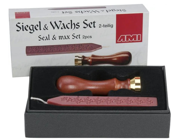 Siegel und Wachsset Sonne 2-teilig