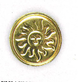 Siegel- und Wachsset 2-teilig, Sonnensiegel