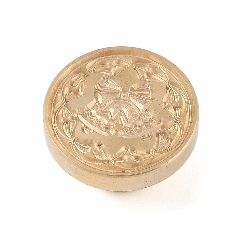 Siegelstempel Glocke mit Schleifen 2,5cm