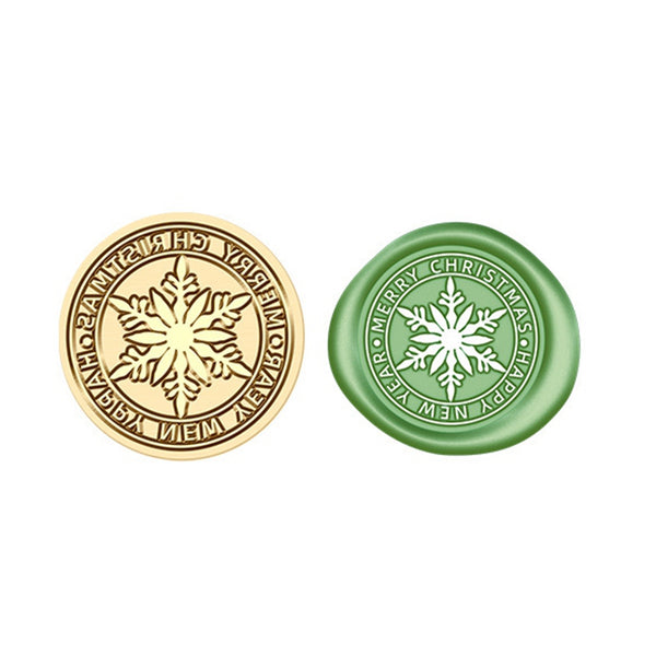 Siegelstempel Schneeflocke 2,5cm