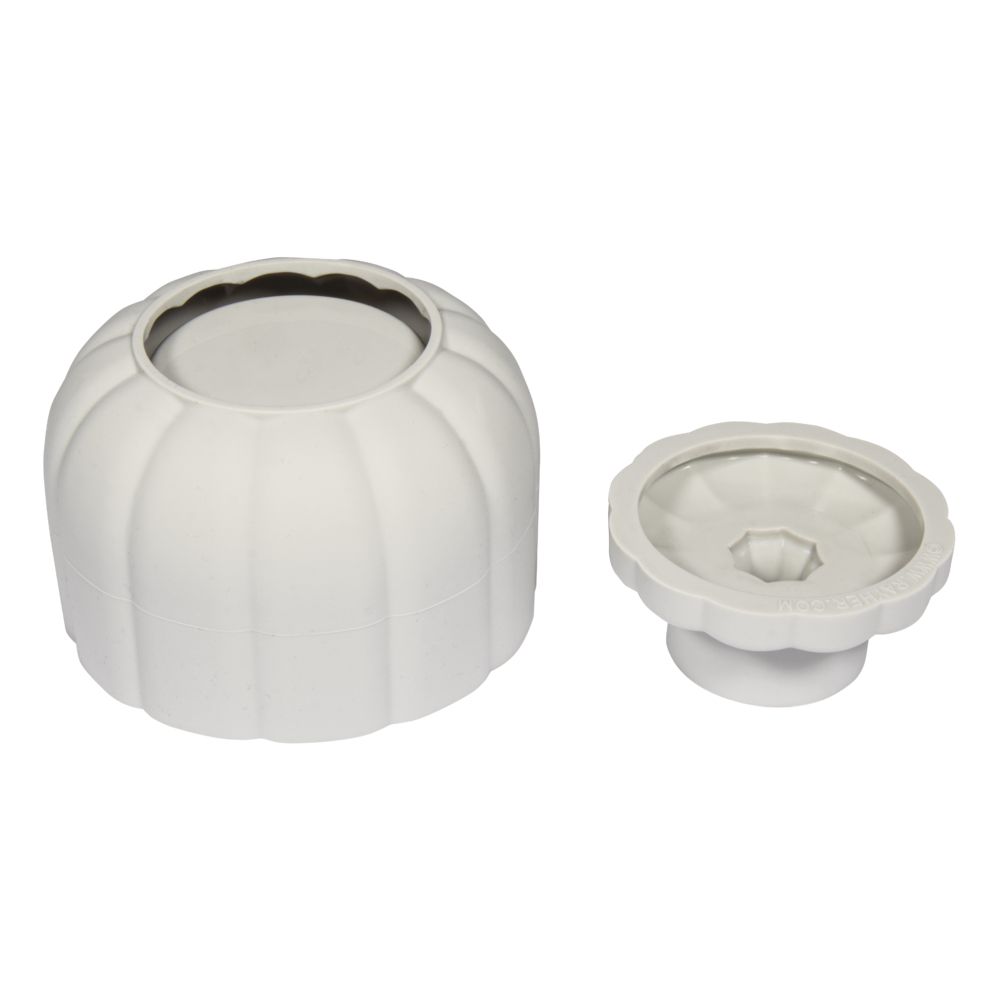 Silikon Gießform 3D Kürbis 10cm ø mit Deckel Höhe 8,5cm