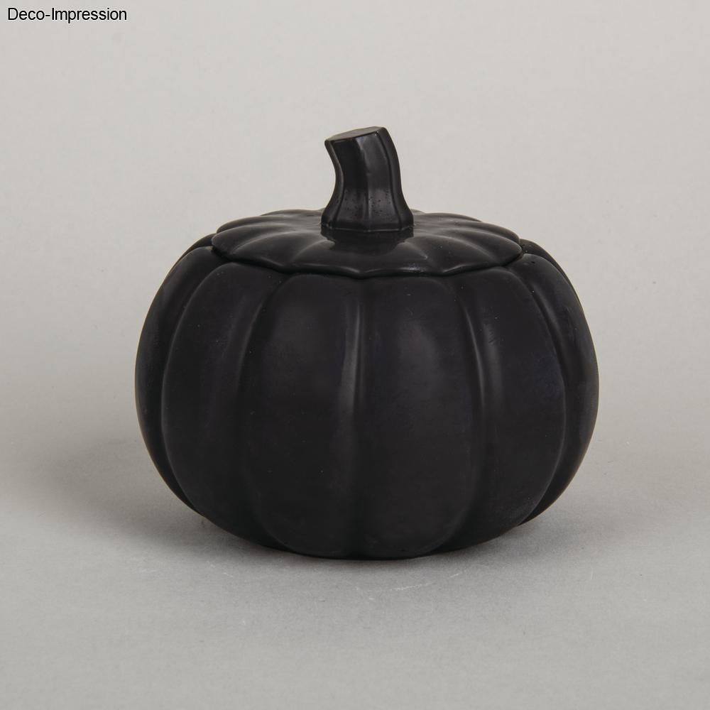 Silikon Gießform 3D Kürbis 10cm ø mit Deckel Höhe 8,5cm