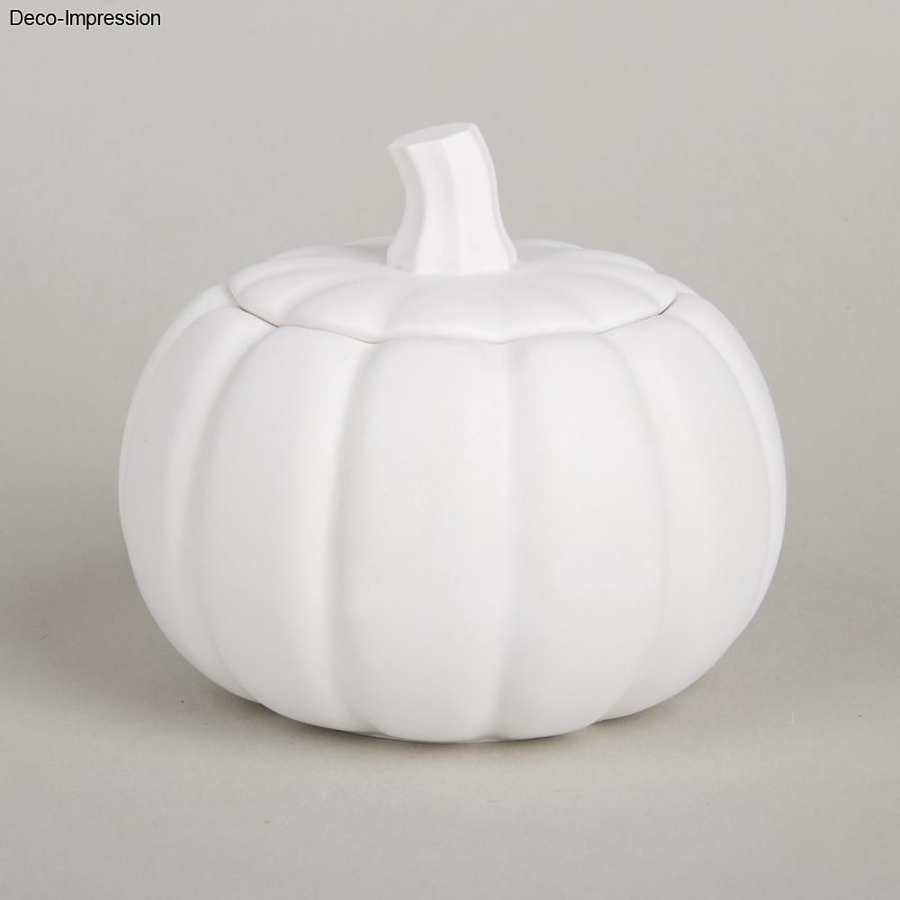 Silikon Gießform 3D Kürbis 10cm ø mit Deckel Höhe 8,5cm