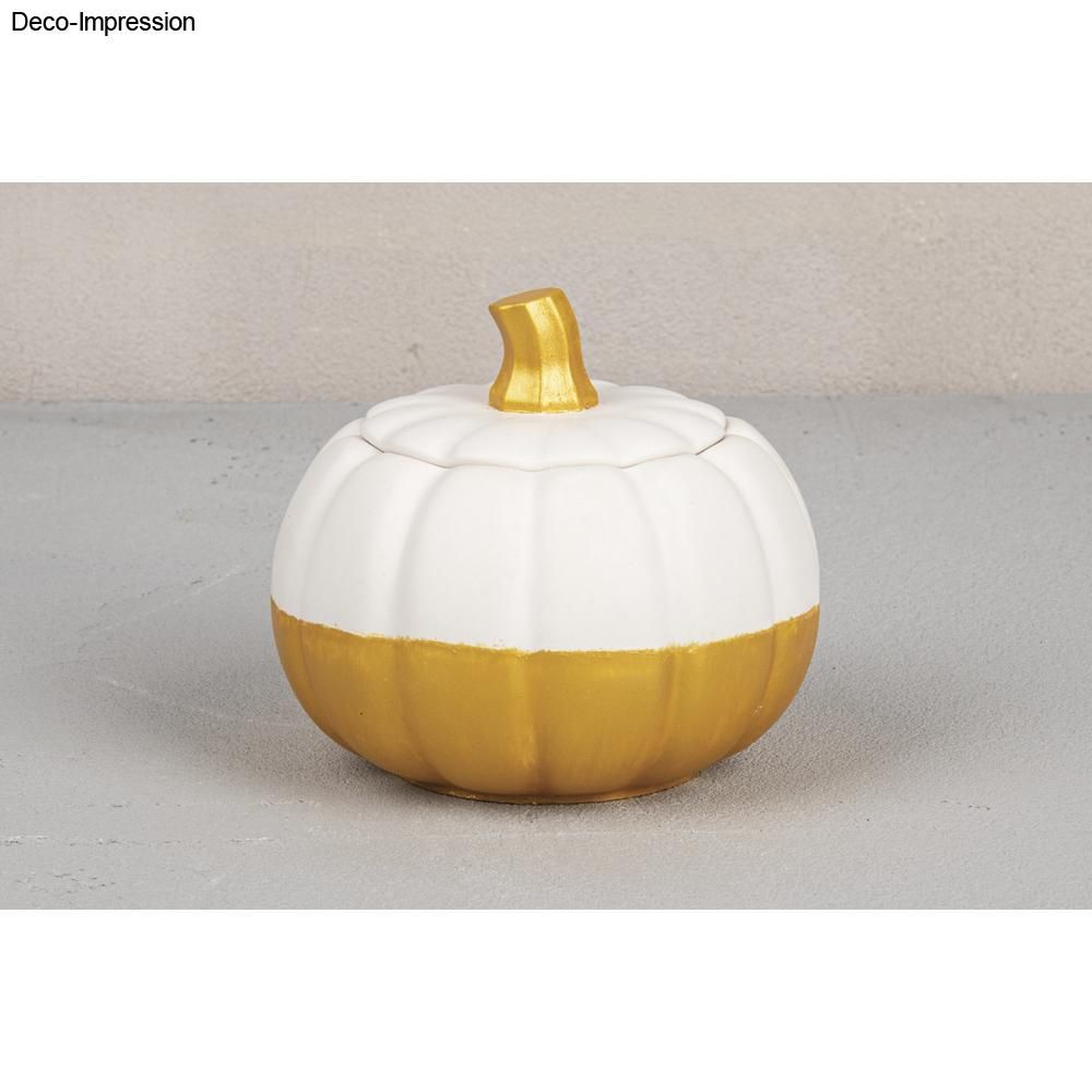Silikon Gießform 3D Kürbis 10cm ø mit Deckel Höhe 8,5cm