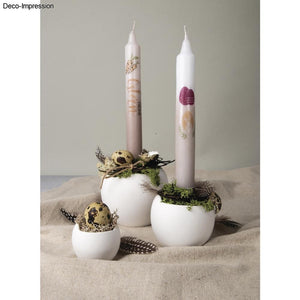 Silikon Gießformen Set Vasen Wellenrand 3tlg. 5x4,2cm 7,2x6cm 9,5x7,8cm