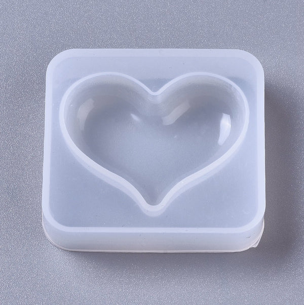 Silikonform Herz 42x47x12mm