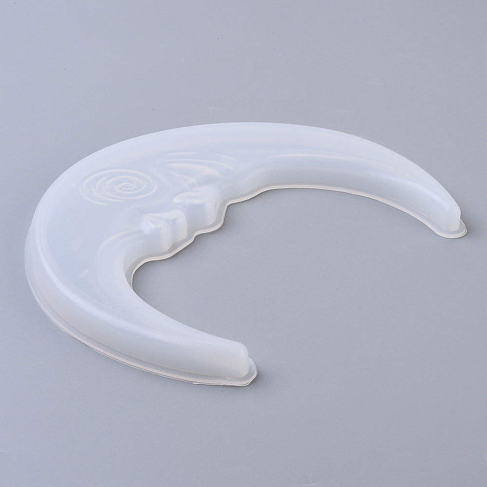 Silikonform Mondsichel mit Gesicht 185x155 mm