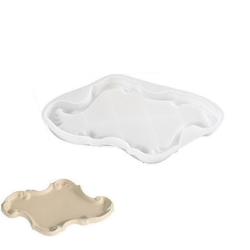 Silikonform Schmuckschale Wolke Barock 243x168x16mm