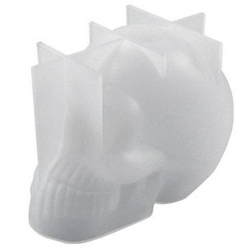 Silikonform Gießform Schädel 10x13x6cm , Totenkopf
