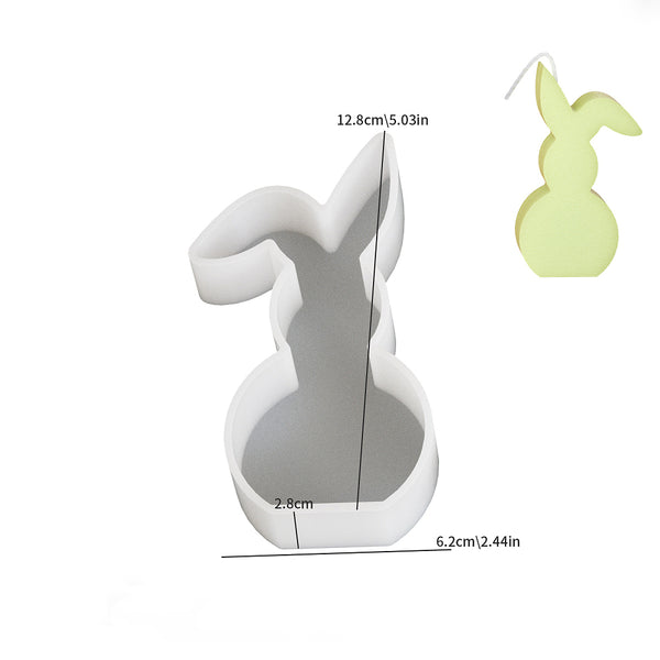Silikongießform Hase hockend 162x90x27mm