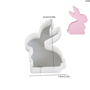 Silikongießform Hase sitzend 162x90x27mm