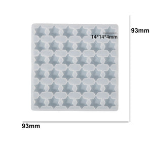 Silikongießform Mini-Sterne 93x93mm