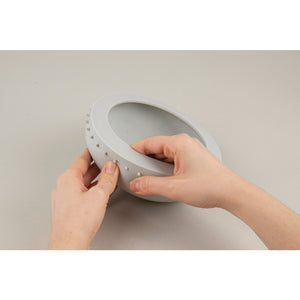 Silikon Gießform Schale 18cm mit Lochrand ø 18cm x H 6cm