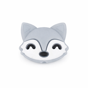 Silikonperle Fuchs  29x24x7mm 1 Stück