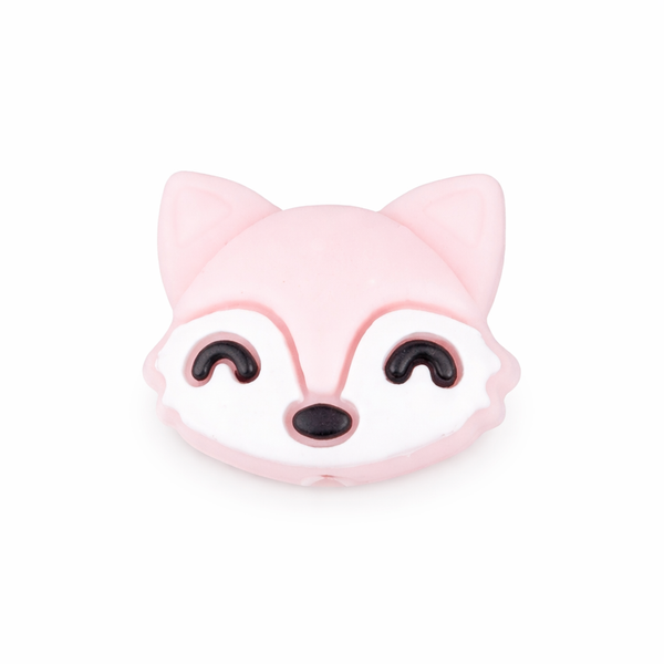Silikonperle Fuchs  29x24x7mm 1 Stück