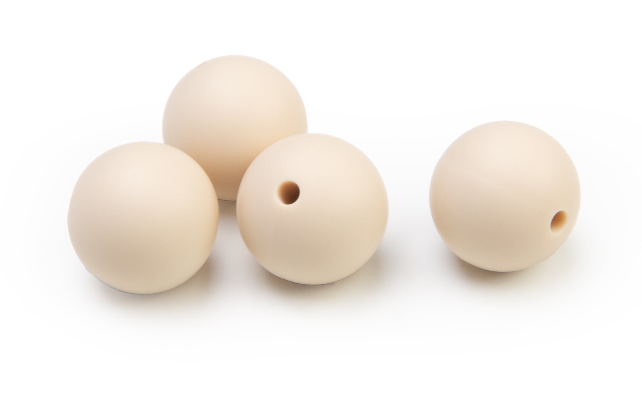 Silikonperlen 15mm Lebensmittelqualität 4 Stück