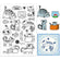 Silikonstempel -Set Katzen 18 Motive