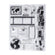 Silikonstempel-Set Travel the World 14,4x17,4cm 15-teilig