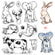 Silikonstempel Clear Stamp Tieremotive 11x16x0,3cm