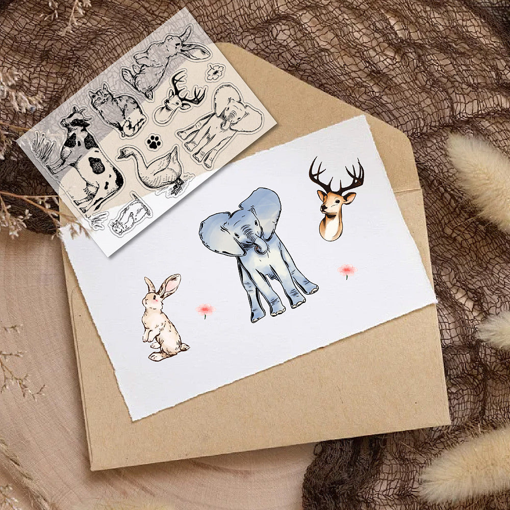 Silikonstempel Clear Stamp Tieremotive 11x16x0,3cm
