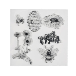 Silikonstempel Bienen 
