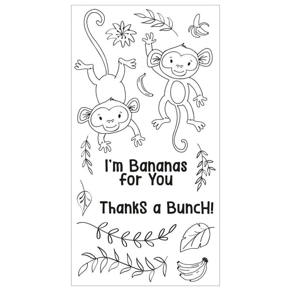Sizzix™ Stempelset Going Bananas transparent 15 Stück von Catherine Pooler