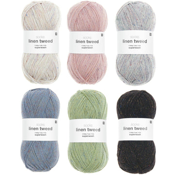 Socks Linen Tweed superwash Sockenwolle 4-fädig 100g 420m