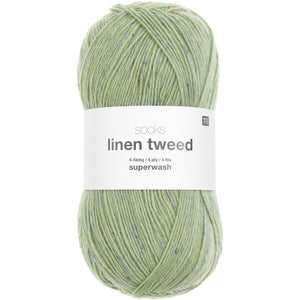Socks Linen Tweed superwash Sockenwolle 4-fädig 100g 420m
