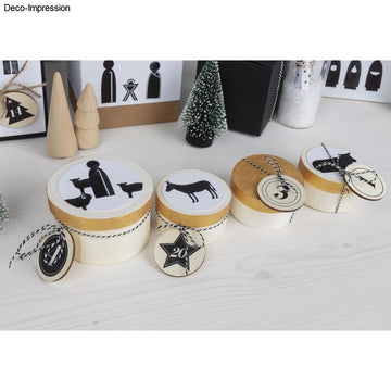 Spandose rund natur 8cm
